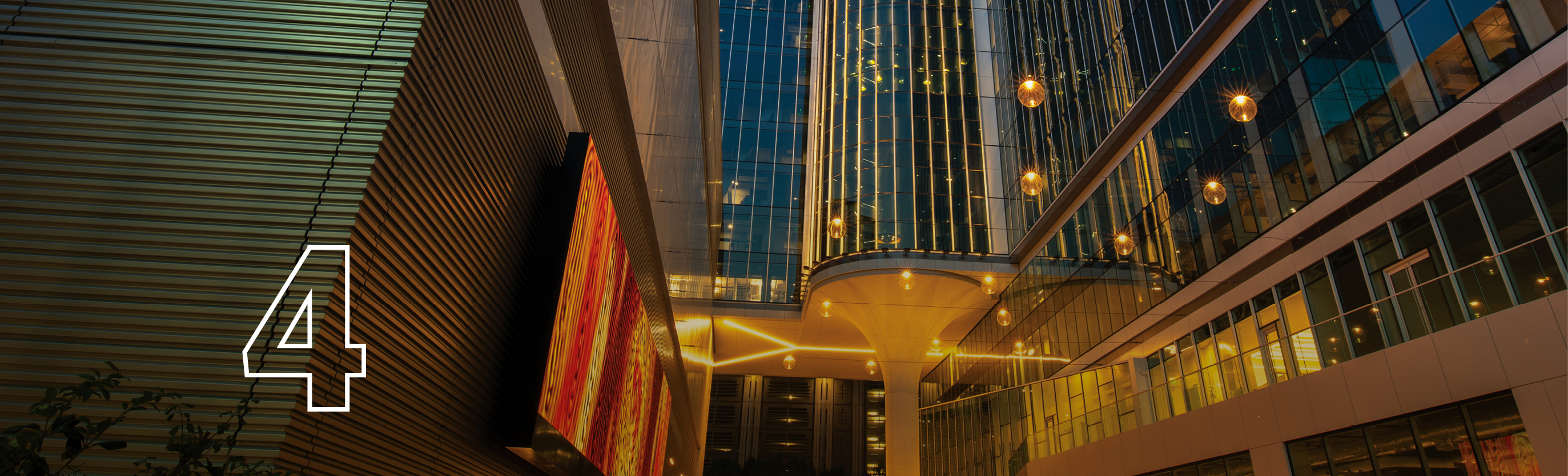 Tech Square at night