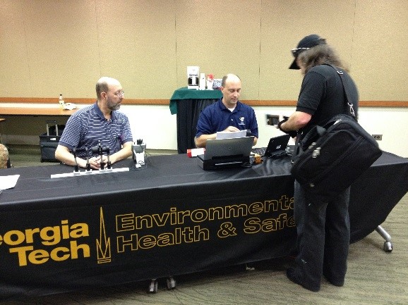 Gary and others at the Laser Pointer Workshop